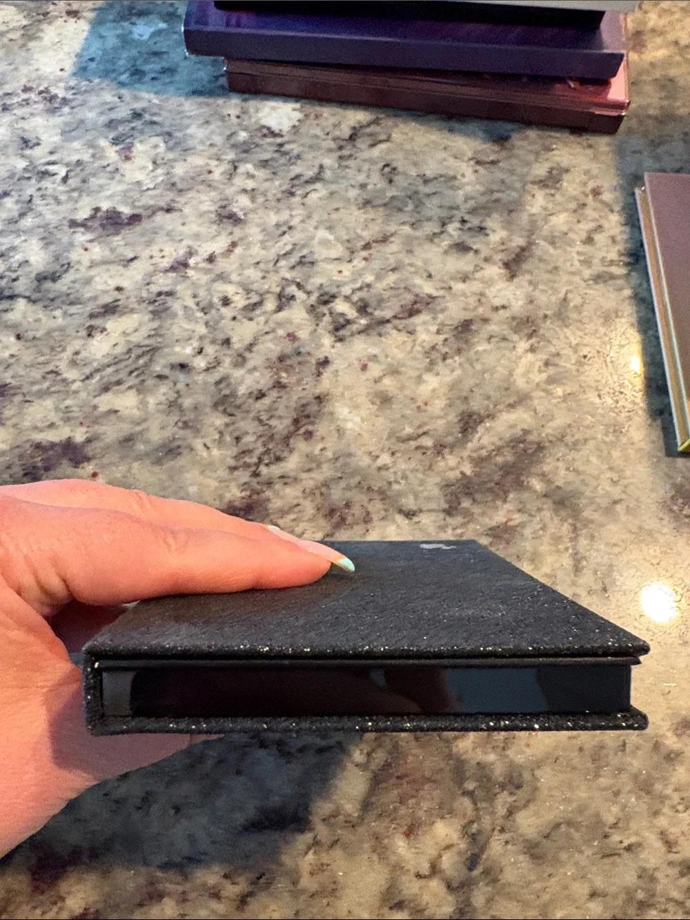 Lancôme Black Glitter Eyeshadow Palette Case